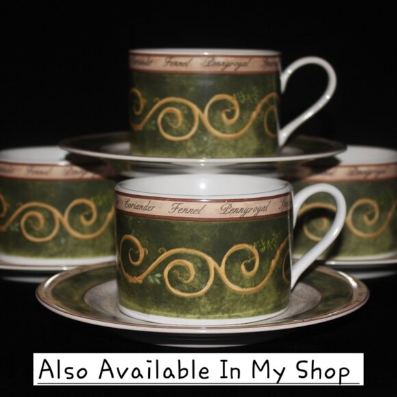 Otagiri Style Speckled Stoneware Mug | MCM Geometric Abstract Design - Picture 8 of 16